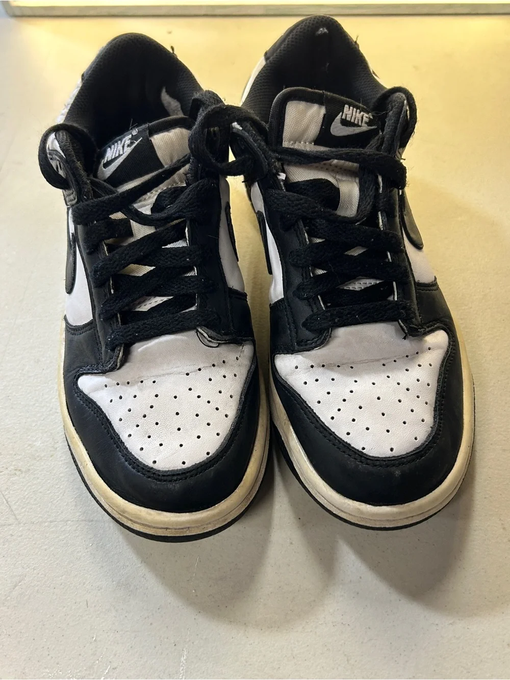 Nike Black and White Low-Top Sneakers